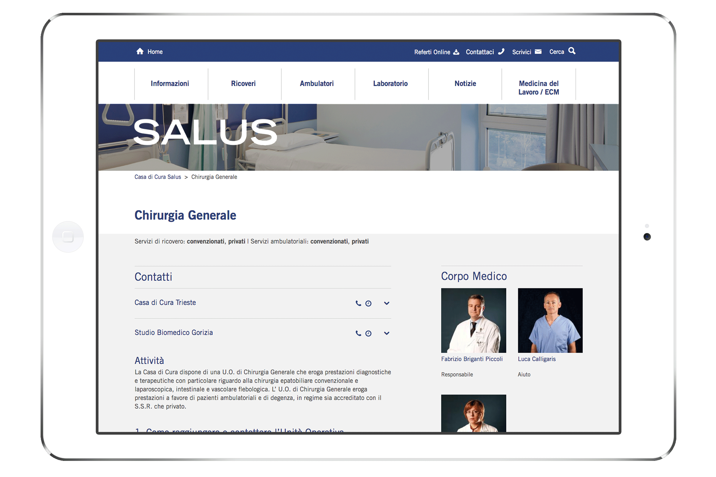 web site – basiq design agency, trieste