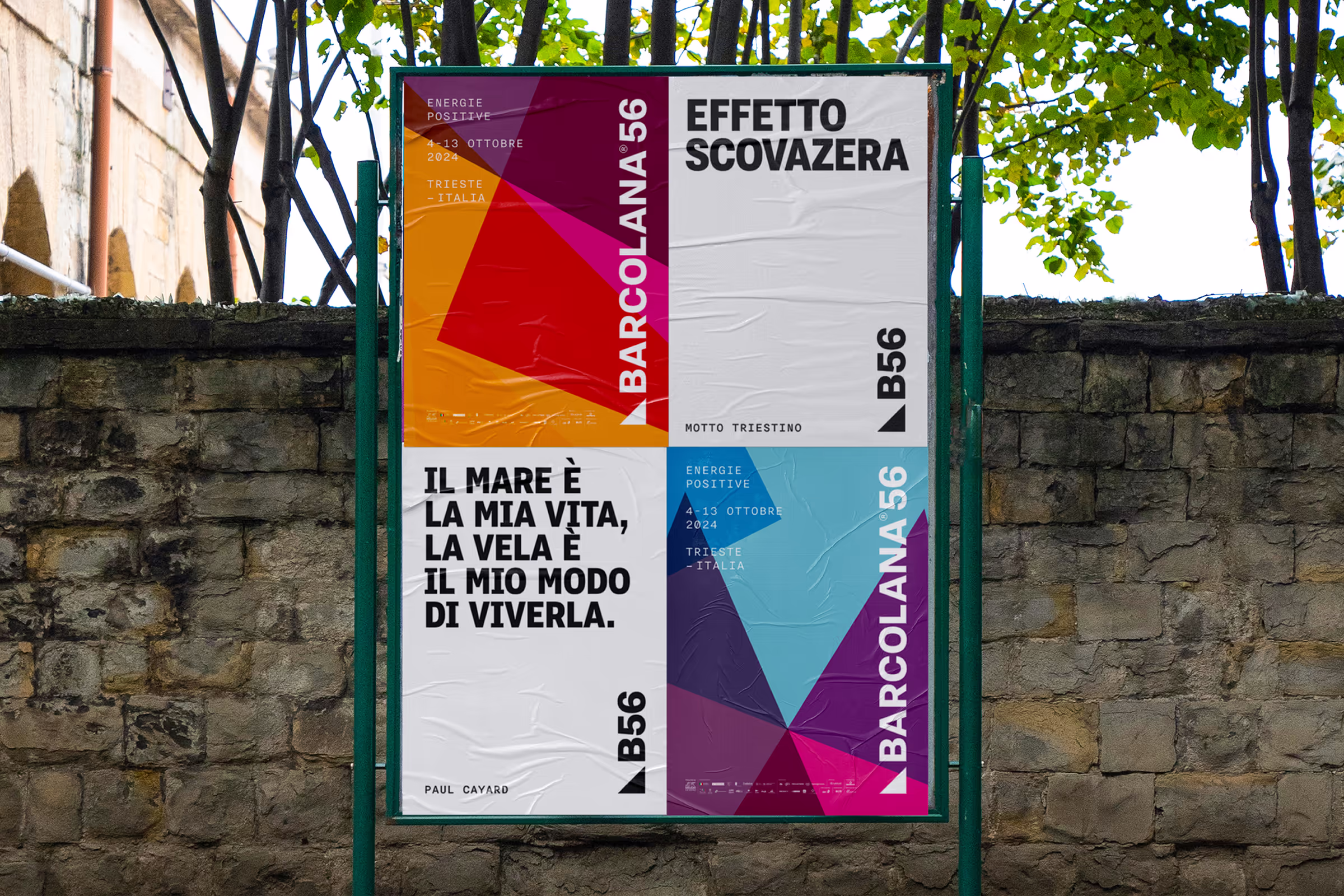 Manifesti stradali Barcolana 56 Trieste